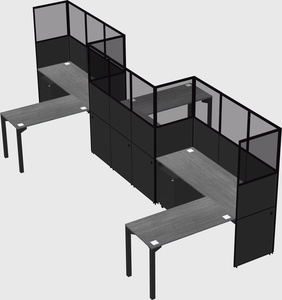 L-shape cubicles