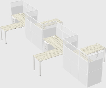 Rectangular cubicles