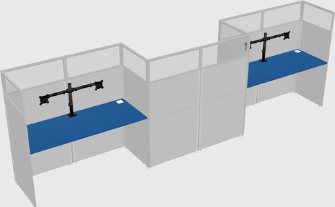 Rectangular cubicles