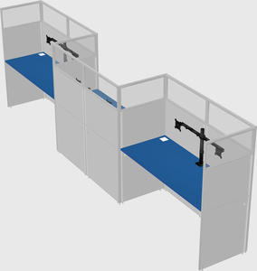 Rectangular cubicles