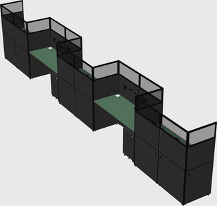 Rectangular cubicles