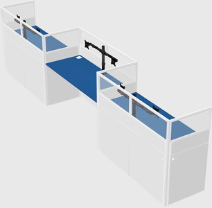 Cabines rectangulaires