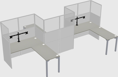 Rectangular cubicles