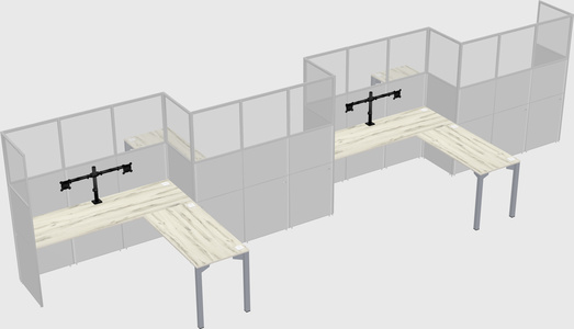 Rectangular cubicles