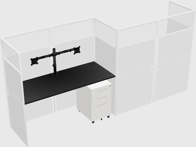 Rectangular cubicles