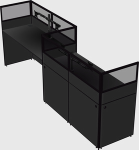 Rectangular cubicles