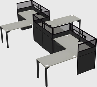 Cabines en l