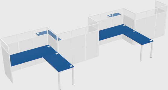 Rectangular cubicles
