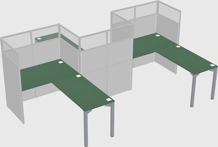 Rectangular cubicles