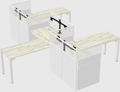 Rectangular cubicles