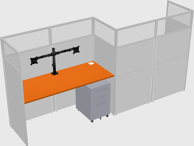 Rectangular cubicles