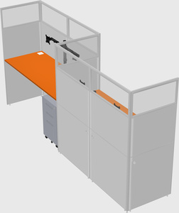 Rectangular cubicles
