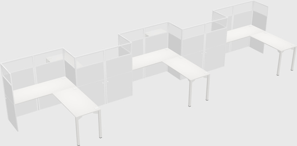 Rectangular cubicles