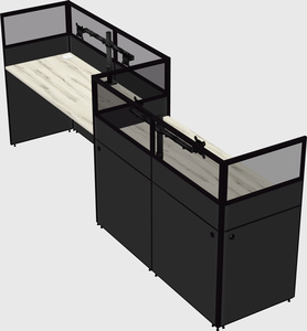 Rectangular cubicles