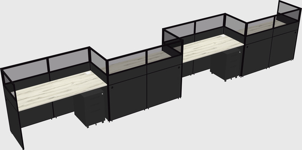 Rectangular cubicles