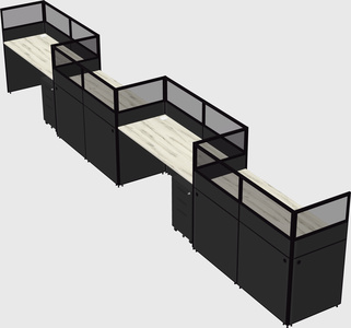 Rectangular cubicles