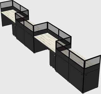 Rectangular cubicles