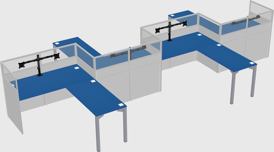 Rectangular cubicles