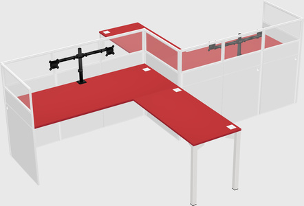 Rectangular cubicles