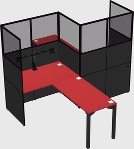 Rectangular cubicles