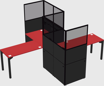 Rectangular cubicles