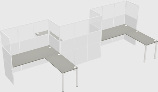 Rectangular cubicles