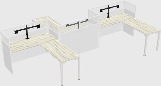 Rectangular cubicles
