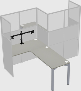 Rectangular cubicles