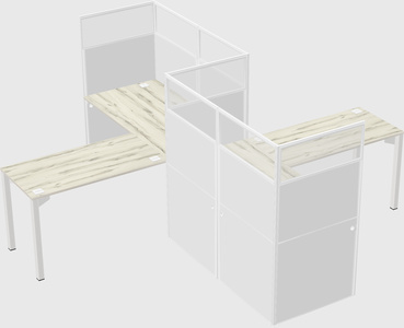 Rectangular cubicles