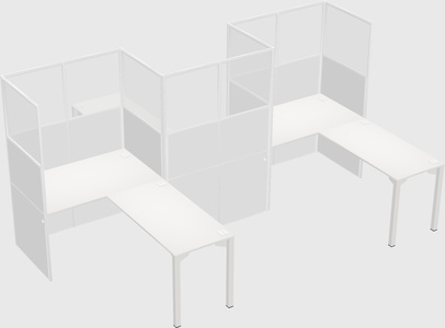 Rectangular cubicles