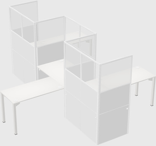 Rectangular cubicles