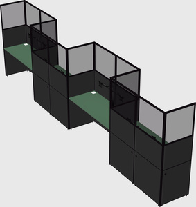 Rectangular cubicles