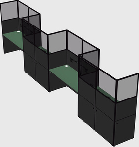 Rectangular cubicles