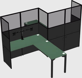 Rectangular cubicles