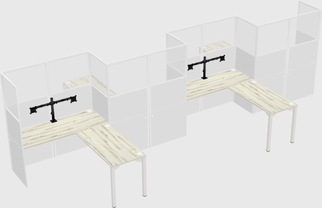 Rectangular cubicles