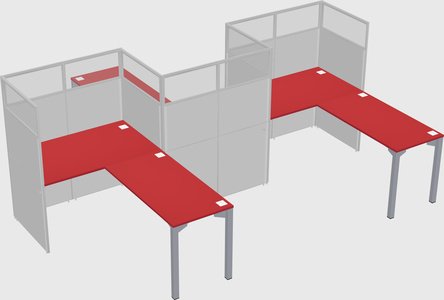 Rectangular cubicles