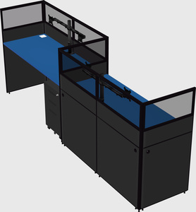 Rectangular cubicles