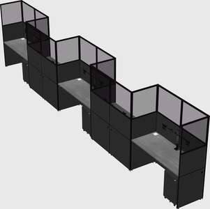 Rectangular cubicles