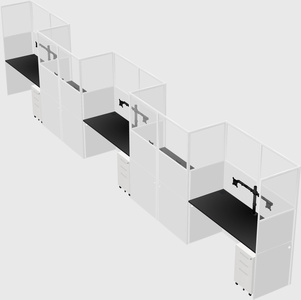 Rectangular cubicles
