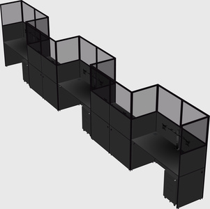 Rectangular cubicles