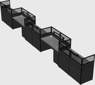 Rectangular cubicles