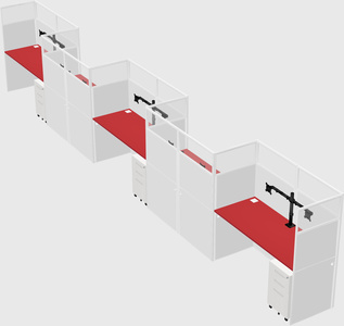 Rectangular cubicles