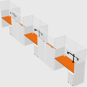 Rectangular cubicles