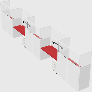 Rectangular cubicles