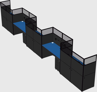 Rectangular cubicles