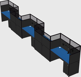 Rectangular cubicles