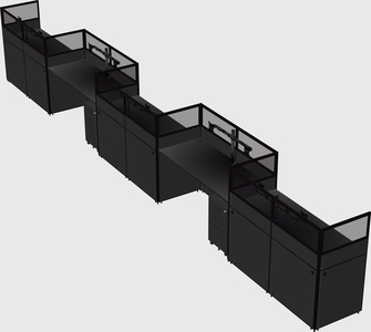 Rectangular cubicles