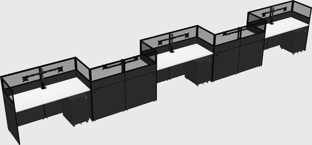 Cabines rectangulaires