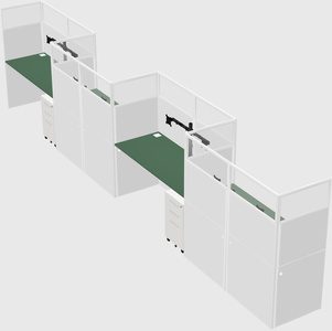 Rectangular cubicles