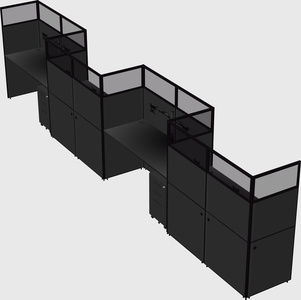 Rectangular cubicles